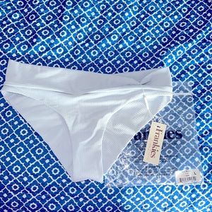 Frankie’s bikinis “ Gavin” bottoms in chambray